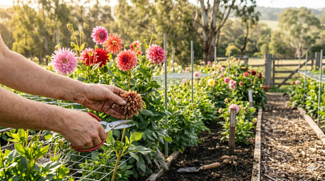 Deadheading and Pruning Dahlias for More Blooms
